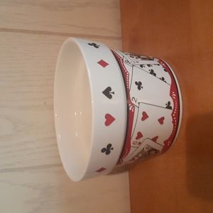 Casino Poker Popcorn Chip Bowl